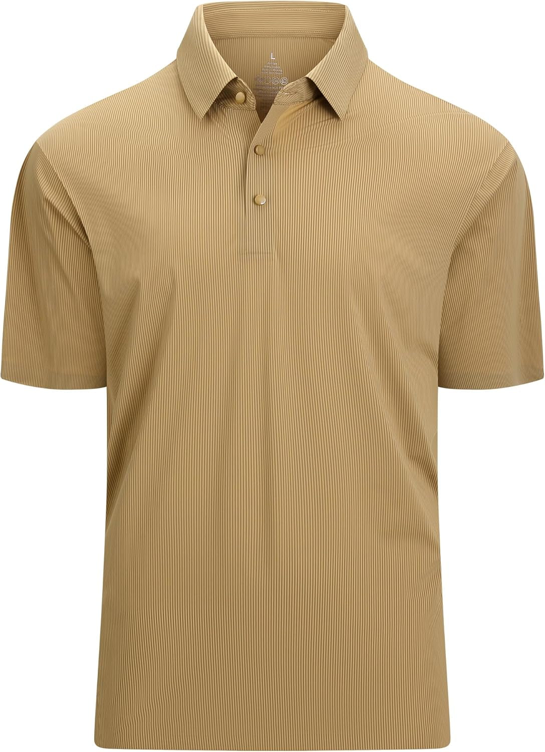 Esabel.C Golf Shirts for Men Dry Fit Performance Short Sleeve Print Moisture Wicking Collared Shirt