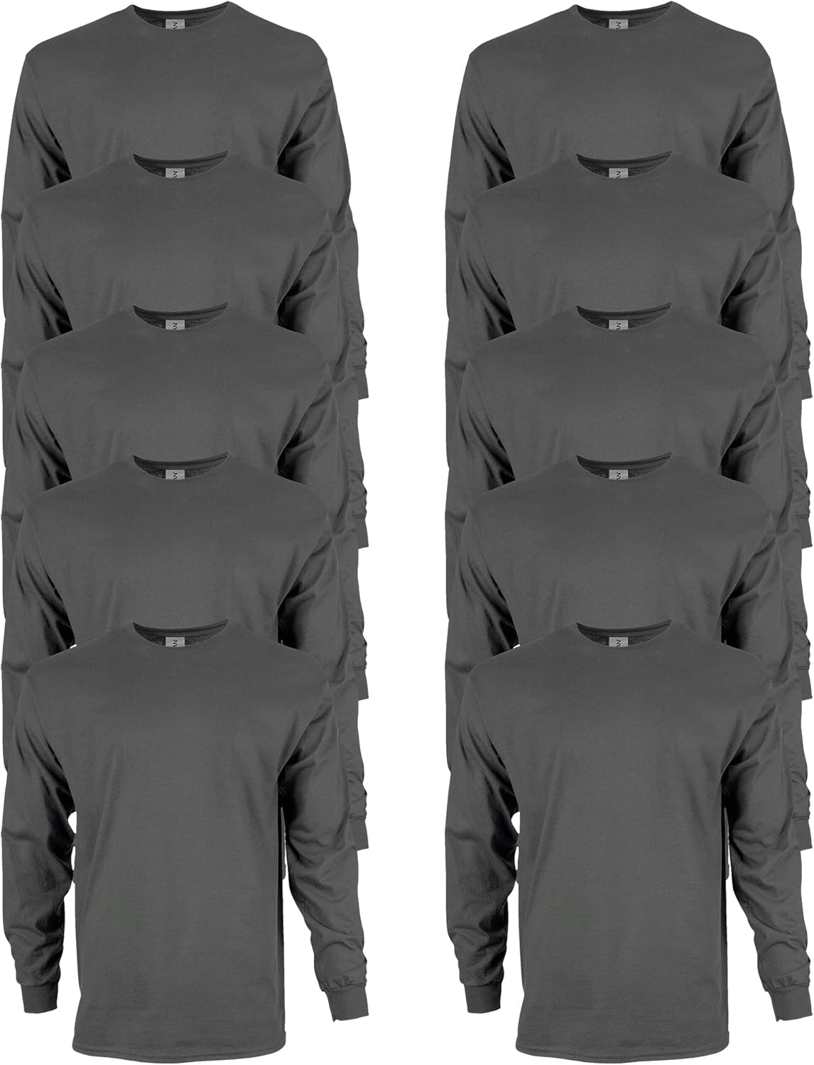 Gildan Adult Ultra Cotton Long Sleeve T-Shirt, Style G2400, Multipack