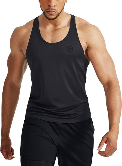 NELEUS Men'S Workout Running Tank Top Sleeveless Gym Athletic Shirts
