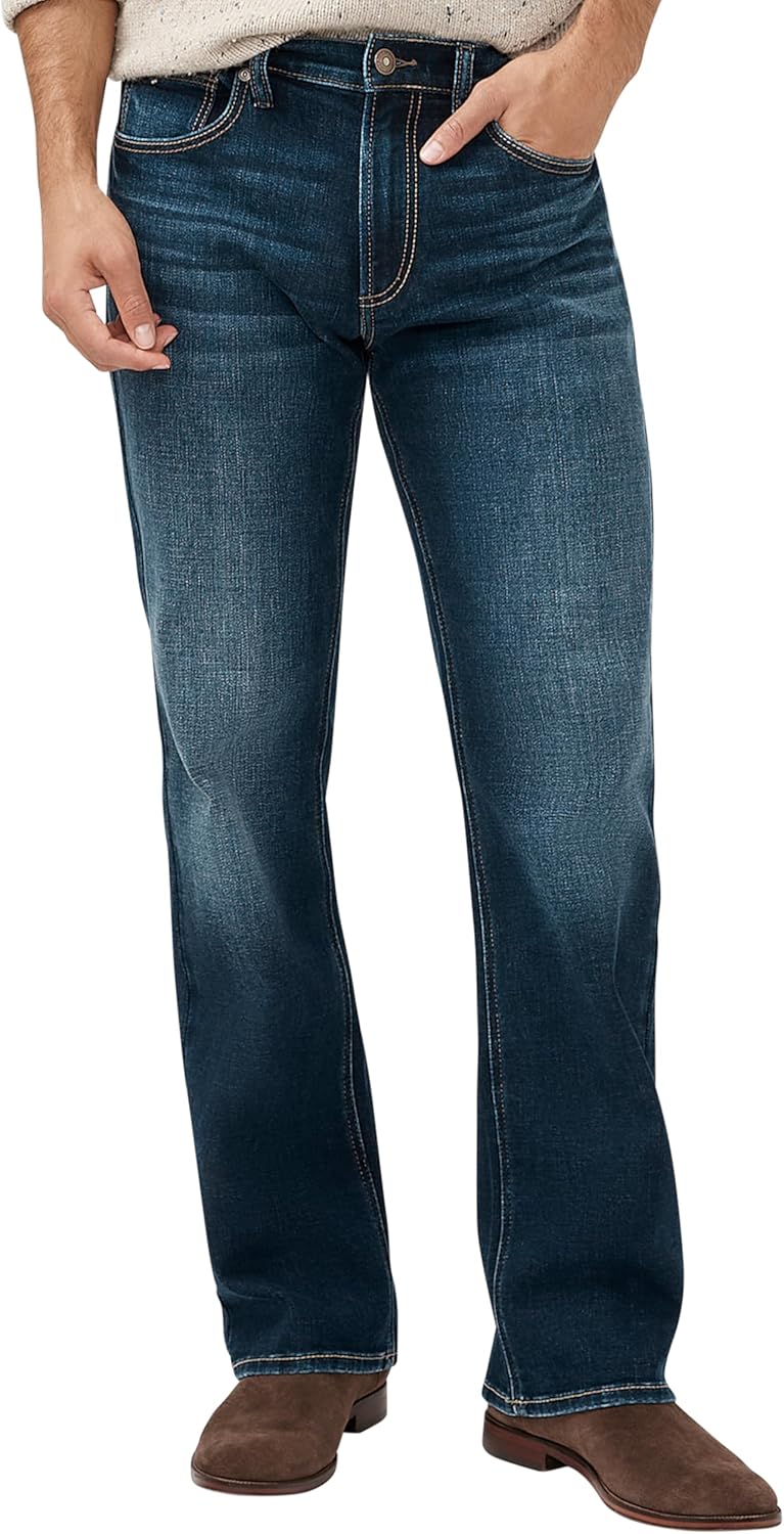 Silver Jeans Co. Men'S Zac Relaxed Fit Straight Leg Jeans