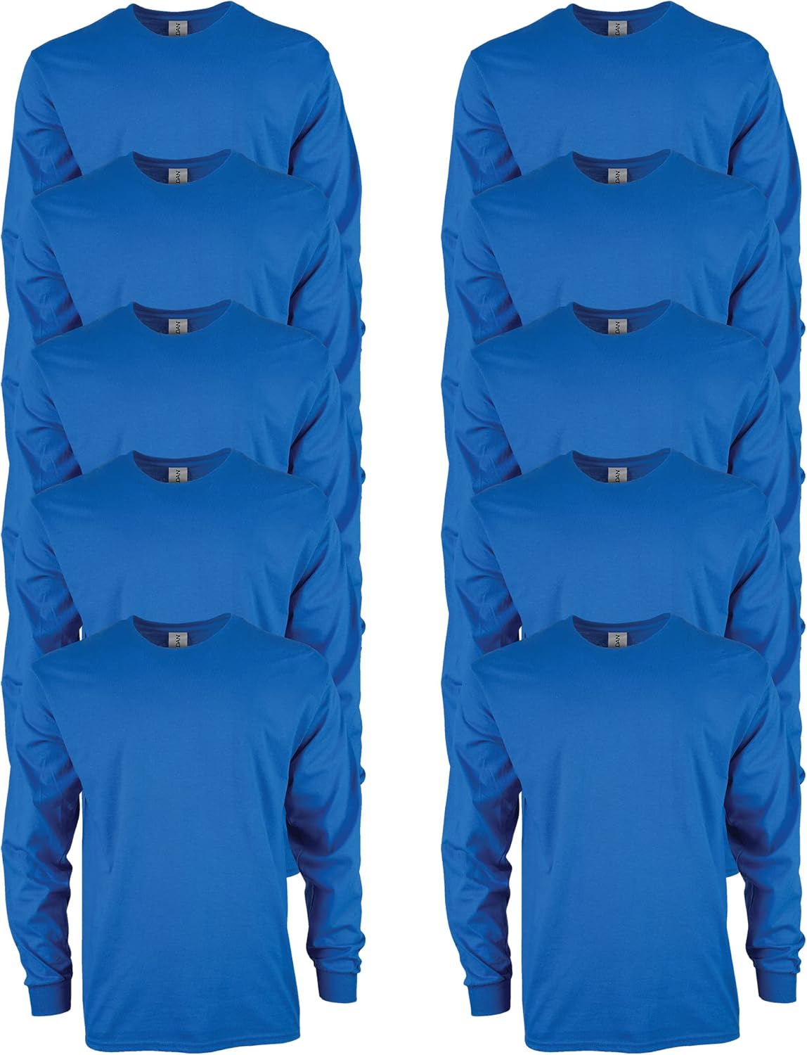 Gildan Adult Ultra Cotton Long Sleeve T-Shirt, Style G2400, Multipack