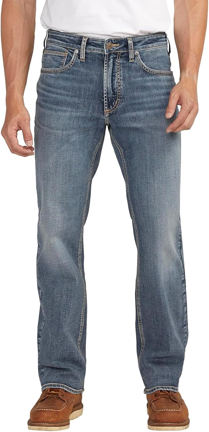 Silver Jeans Co. Men'S Zac Relaxed Fit Straight Leg Jeans