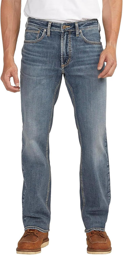 Silver Jeans Co. Men'S Zac Relaxed Fit Straight Leg Jeans
