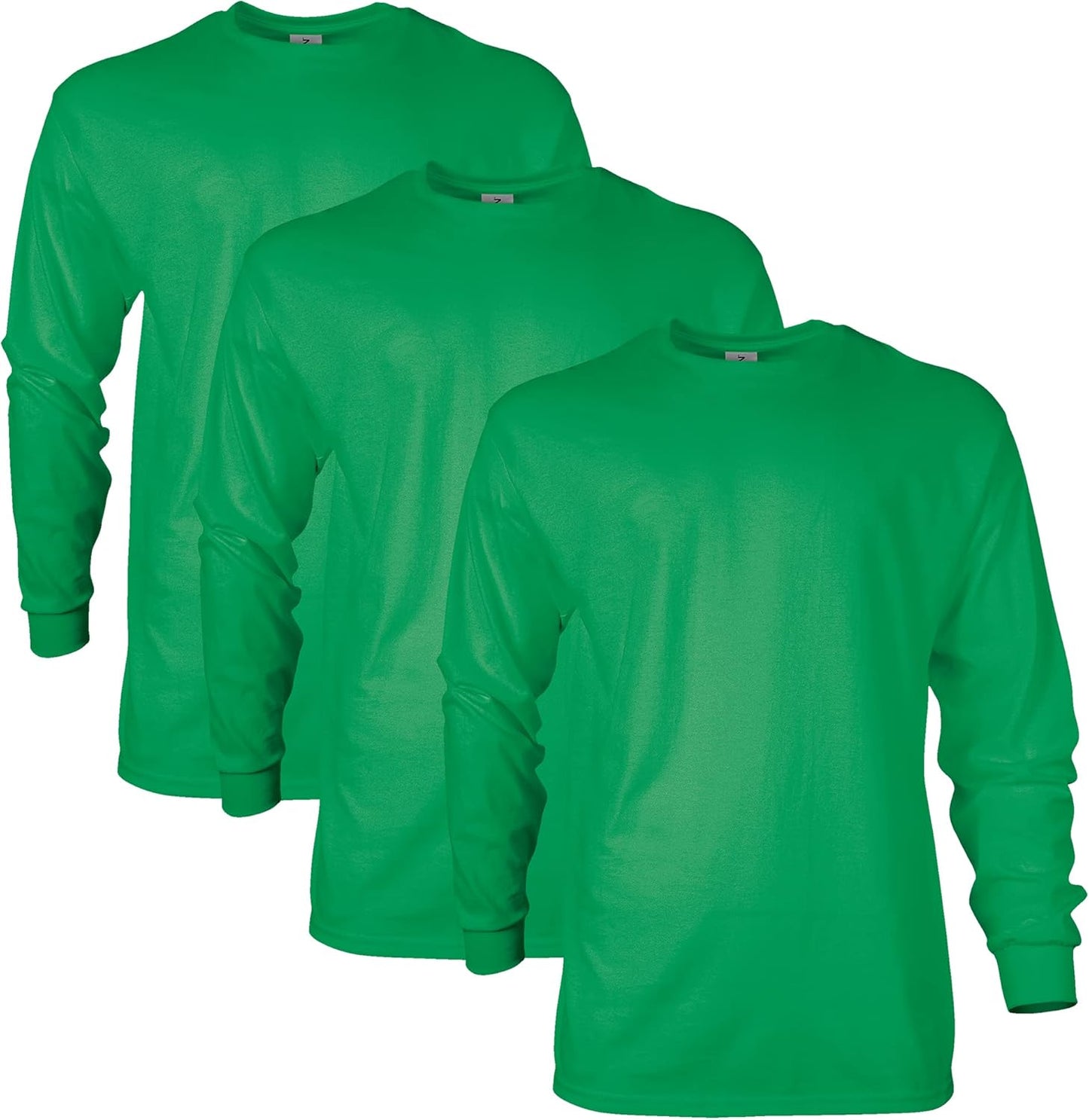 Gildan Adult Ultra Cotton Long Sleeve T-Shirt, Style G2400, Multipack
