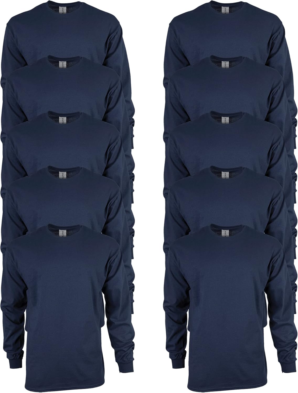 Gildan Adult Ultra Cotton Long Sleeve T-Shirt, Style G2400, Multipack