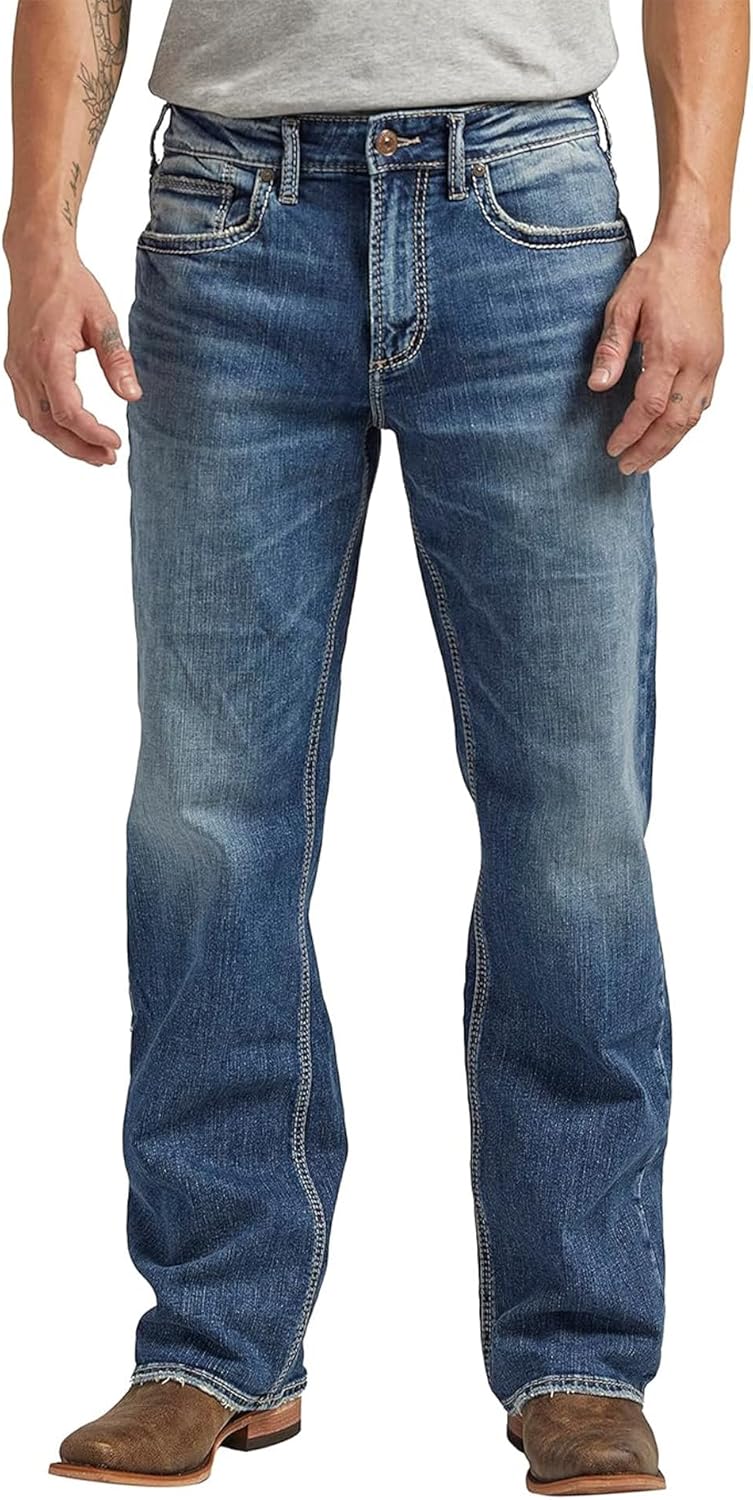 Silver Jeans Co. Men'S Zac Relaxed Fit Straight Leg Jeans