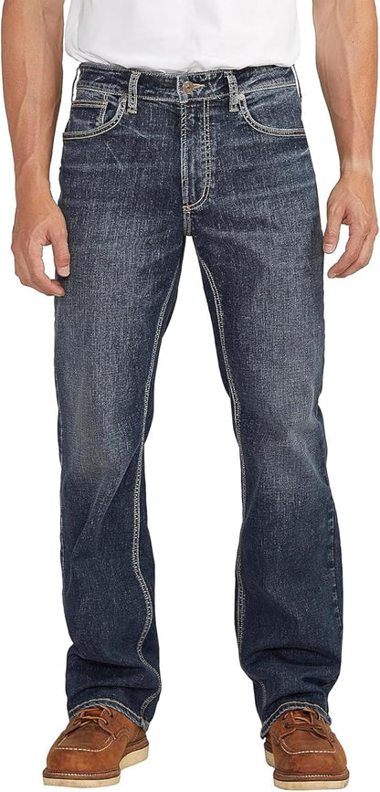 Silver Jeans Co. Men'S Zac Relaxed Fit Straight Leg Jeans
