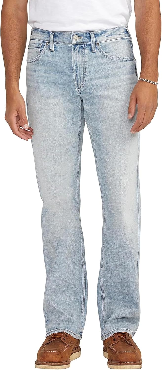 Silver Jeans Co. Men'S Zac Relaxed Fit Straight Leg Jeans