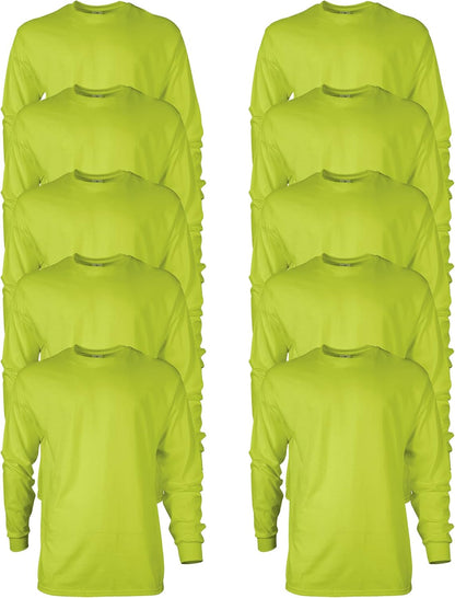 Gildan Adult Ultra Cotton Long Sleeve T-Shirt, Style G2400, Multipack