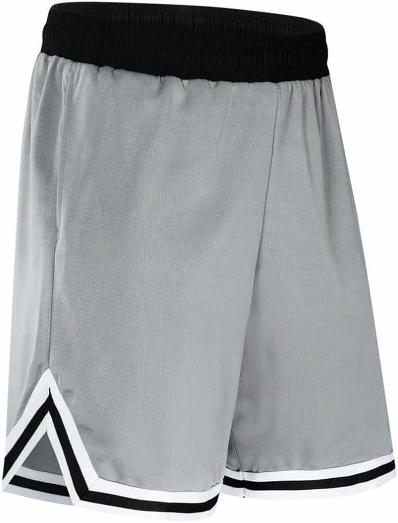 OPALOS 3 Pack Basketball Shorts for Men with Zipper Pockets,Active Athletic Shorts