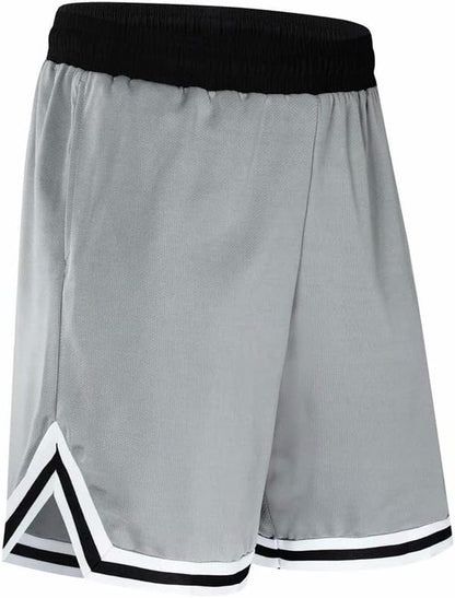 OPALOS 3 Pack Basketball Shorts for Men with Zipper Pockets,Active Athletic Shorts
