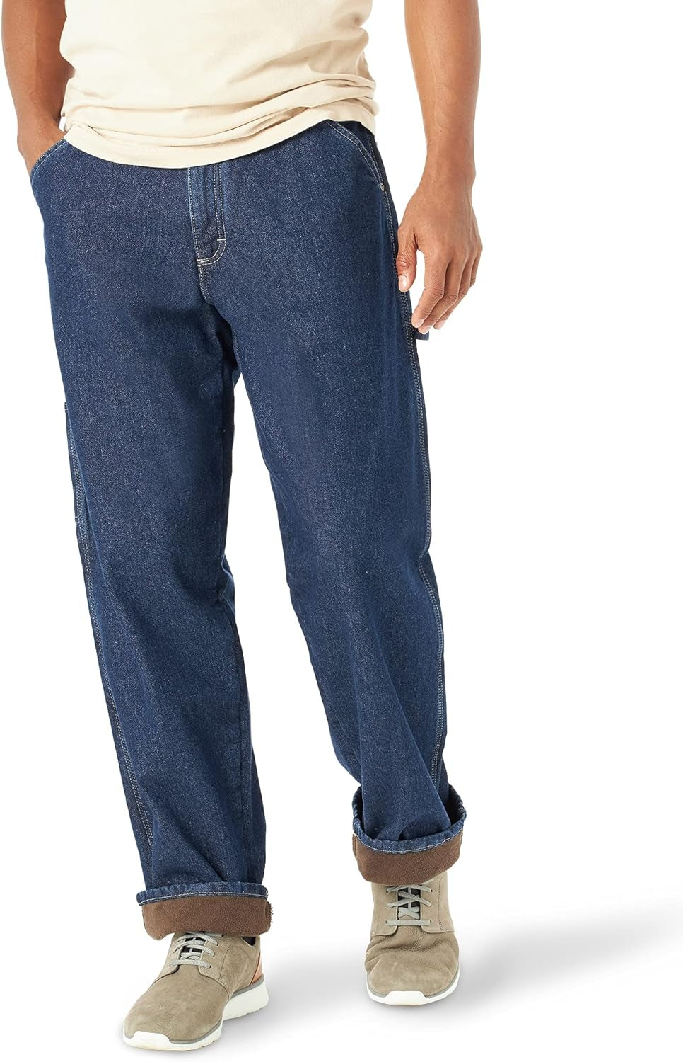 Wrangler Authentics Men'S Fleece Lined Carpenter Pant
