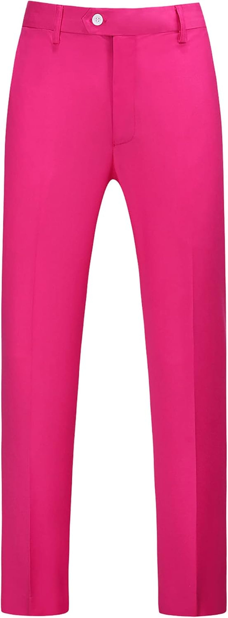 MOGU Mens Front Flat Casual Dress Pants Slim Fit