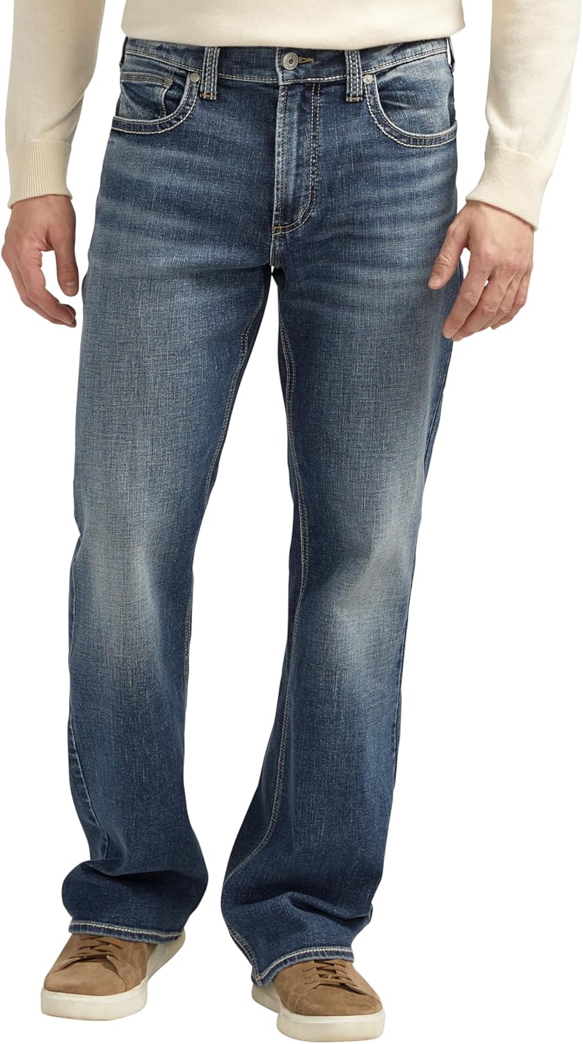 Silver Jeans Co. Men'S Zac Relaxed Fit Straight Leg Jeans