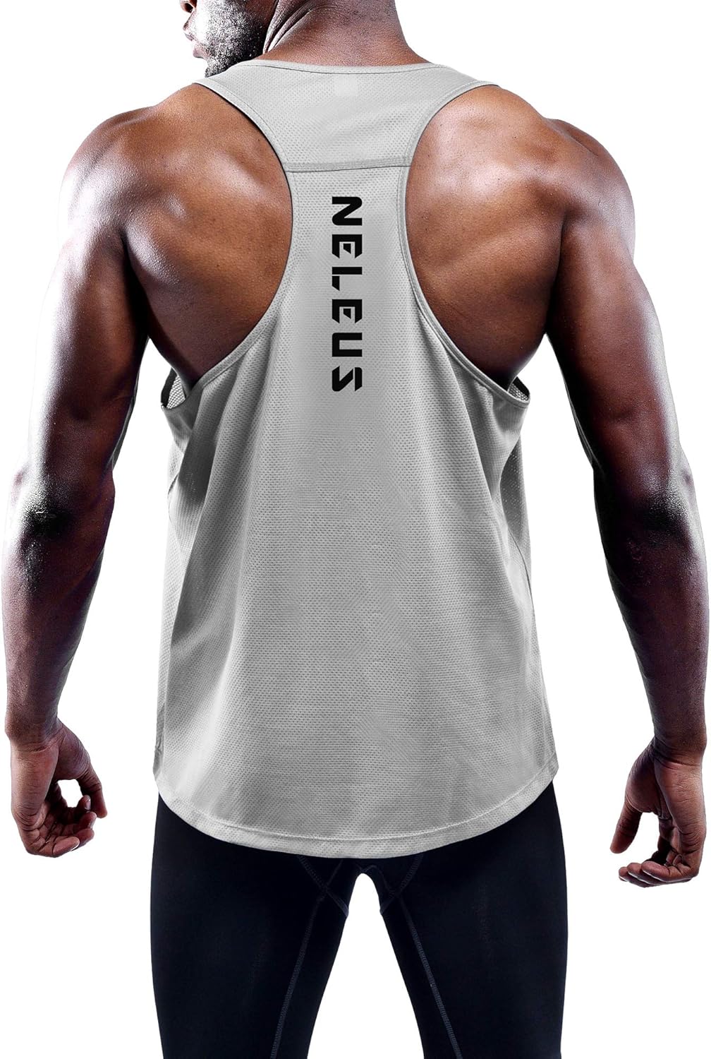 NELEUS Men'S Workout Running Tank Top Sleeveless Gym Athletic Shirts