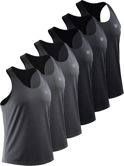 NELEUS Men'S Workout Running Tank Top Sleeveless Gym Athletic Shirts
