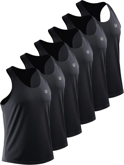 NELEUS Men'S Workout Running Tank Top Sleeveless Gym Athletic Shirts