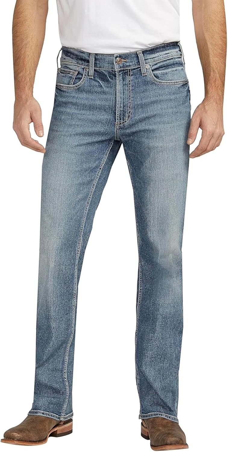 Silver Jeans Co. Men'S Zac Relaxed Fit Straight Leg Jeans