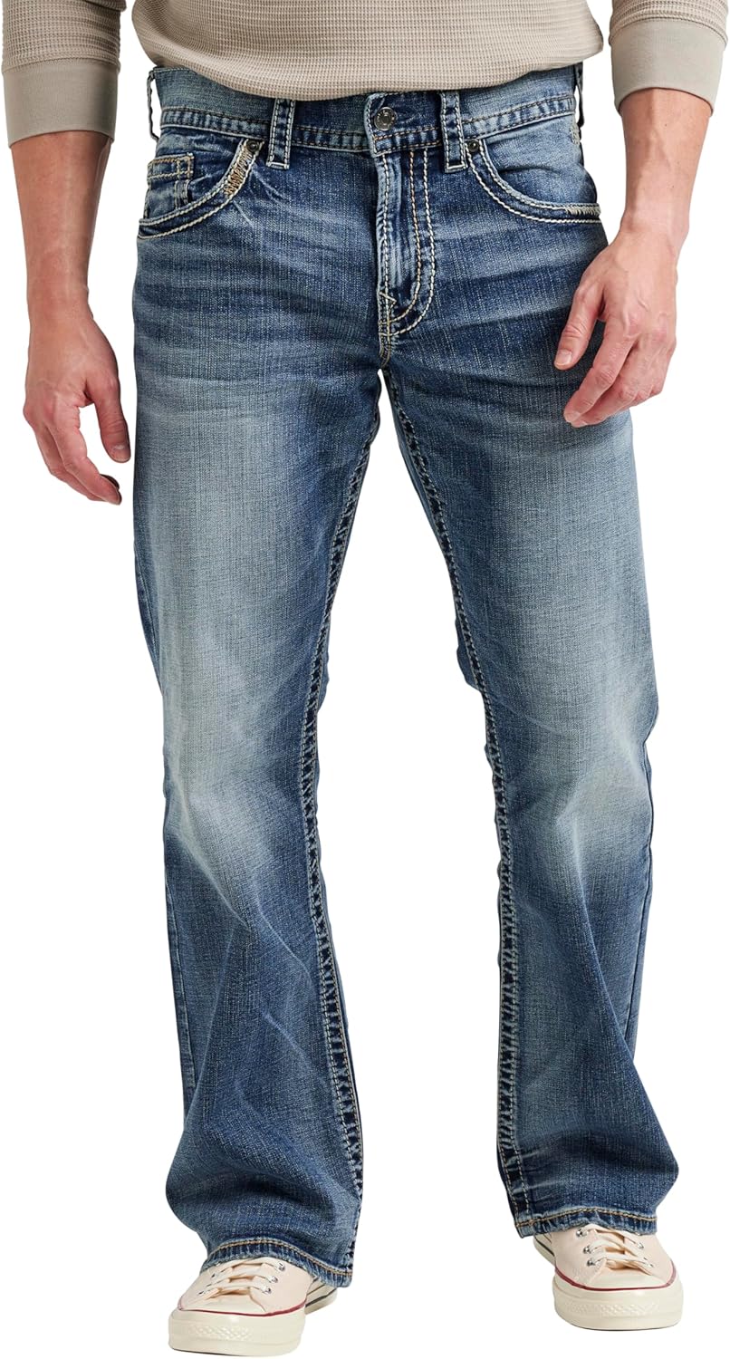 Silver Jeans Co. Men'S Zac Relaxed Fit Straight Leg Jeans