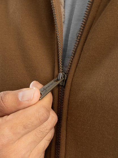 Workwear Men'S Durable Quilted Zip-Up Fleece Hooded Jacket, S-3XL (Men'S and Big Men'S)