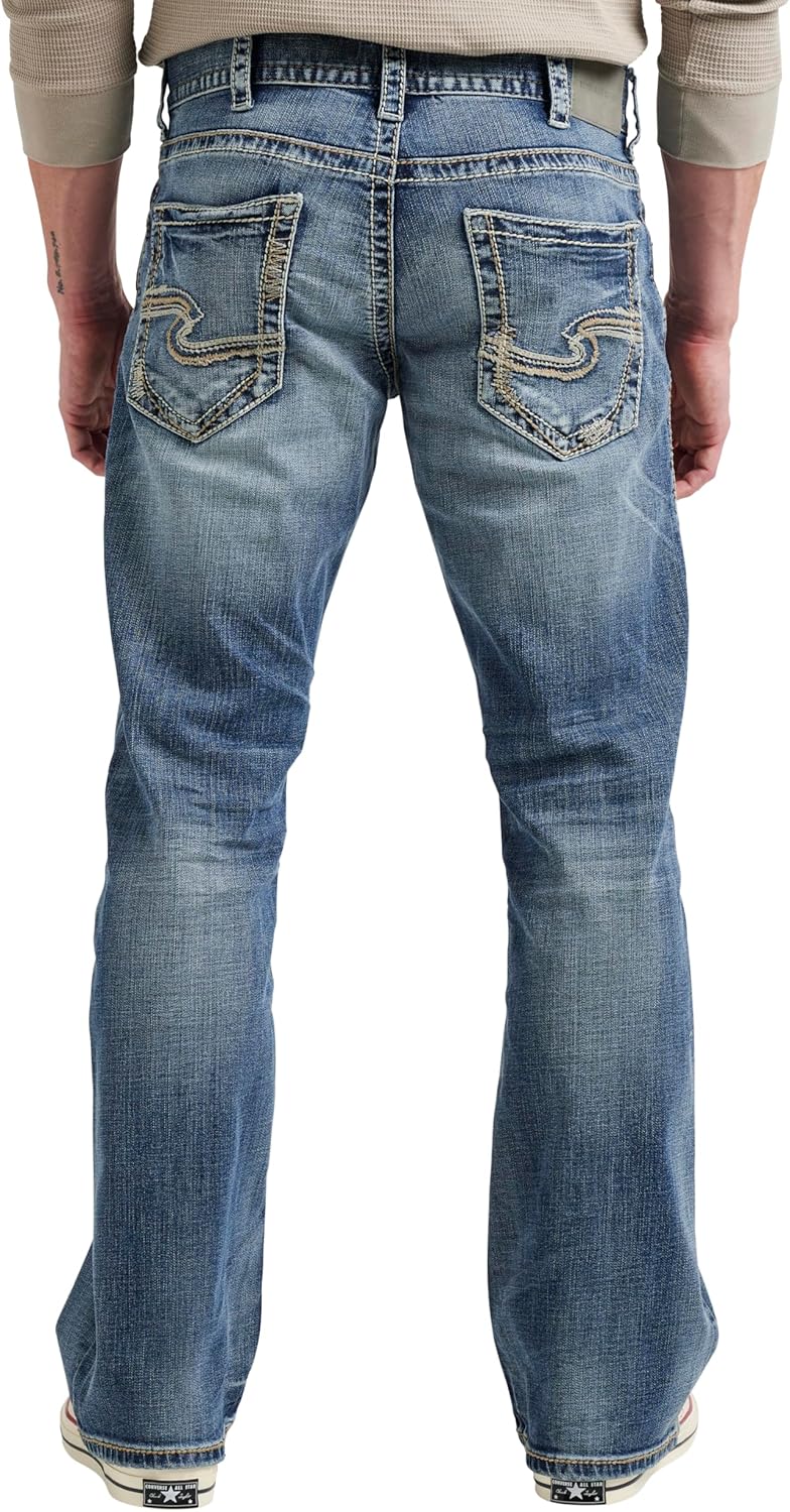 Silver Jeans Co. Men'S Zac Relaxed Fit Straight Leg Jeans