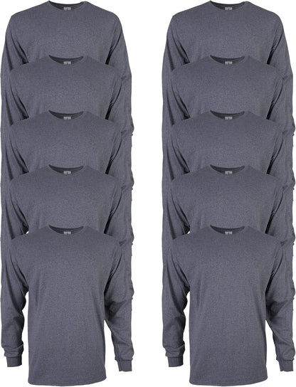 Gildan Adult Ultra Cotton Long Sleeve T-Shirt, Style G2400, Multipack