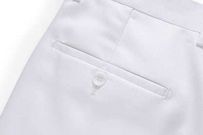 MOGU Mens Front Flat Casual Dress Pants Slim Fit
