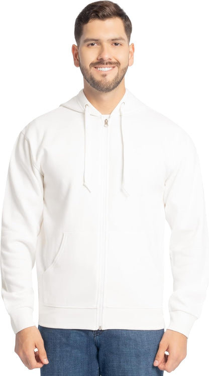Fruit of the Loom Eversoft Fleece Full Zip Hoodie Sweatshirt