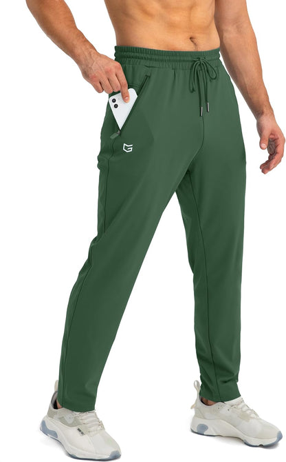 G Gradual Men'S Sweatpants with Zipper Pockets Tapered Joggers for Men Athletic Pants for Workout, Jogging, Running