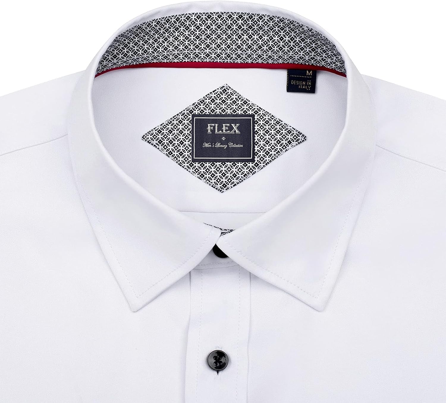 Alimens & Gentle Men'S Dress Shirts Long Sleeve Wrinkle-Free Business Casual Button down Shirt