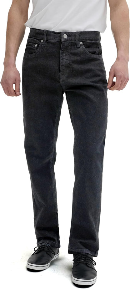 Mens Jeans Relaxed Fit – Straight Leg Stretch Jeans for Men – Ultimate Comfort Superflex Pants