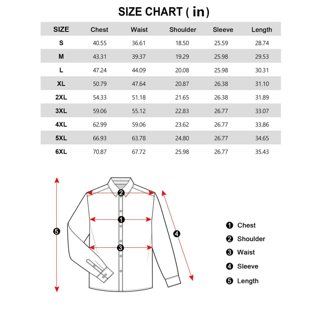 Long Sleeve Dress Shirt for Men Solid Business Shirts Regular Fit
