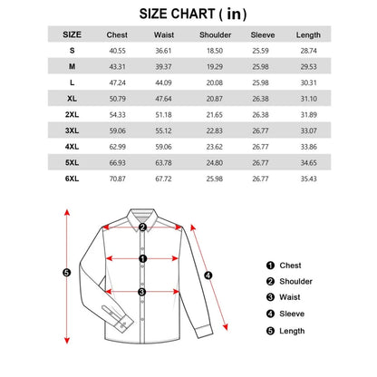 Long Sleeve Dress Shirt for Men Solid Business Shirts Regular Fit