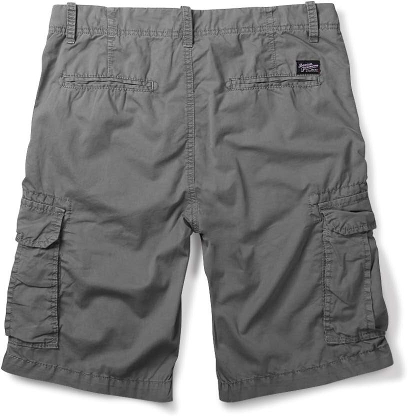 OCHENTA Men'S Lightweight Cargo Shorts with Pockets Cotton Shorts for Men Casual (No Belt)