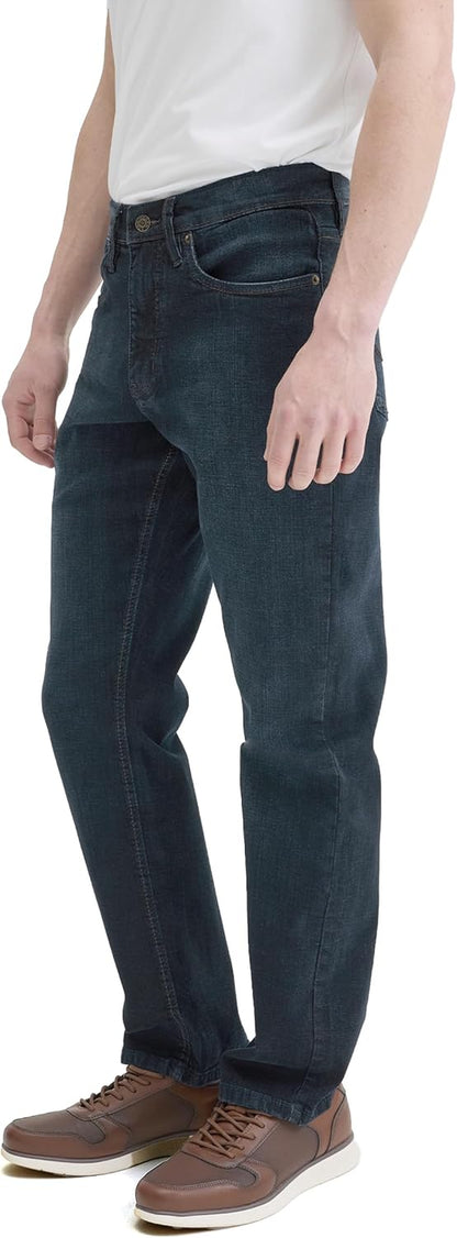 Mens Jeans Relaxed Fit – Straight Leg Stretch Jeans for Men – Ultimate Comfort Superflex Pants