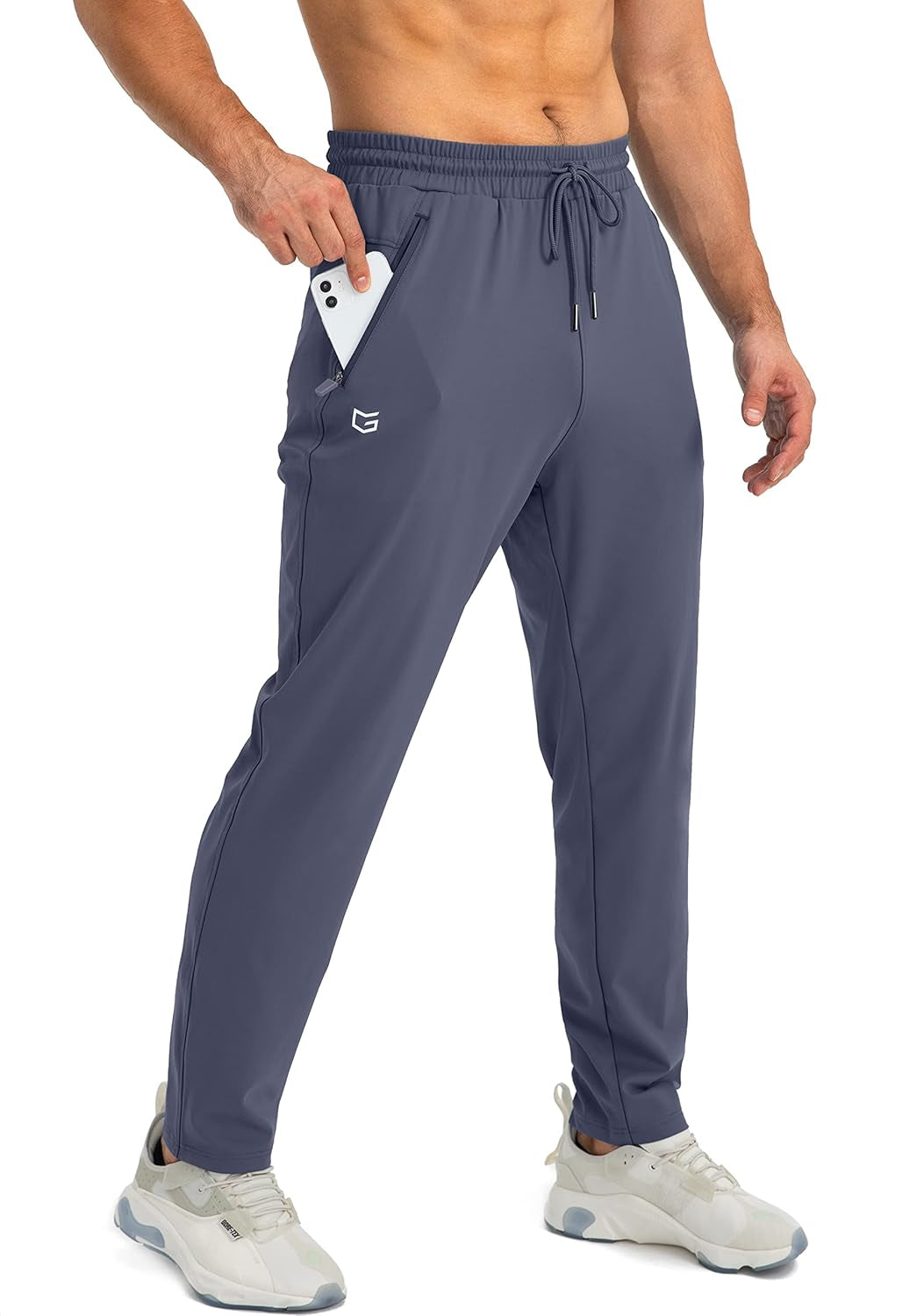 G Gradual Men'S Sweatpants with Zipper Pockets Tapered Joggers for Men Athletic Pants for Workout, Jogging, Running