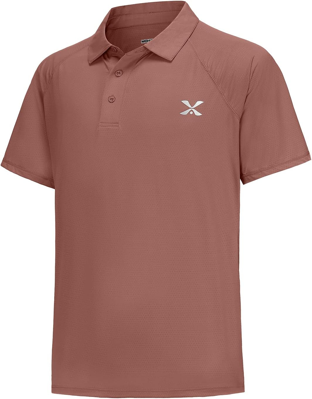 MOHEEN Men'S Moisture Wicking Short Sleeve Polo Shirts UPF 50+ Lightweight Performance Golf Shirts M-6XL
