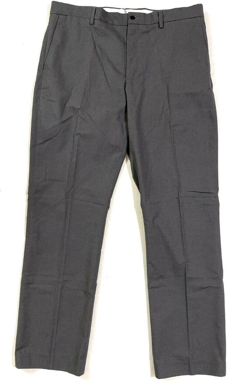 Ralph Lauren Mens Stretch Dress Pants Slacks, Grey, 36W X 32L